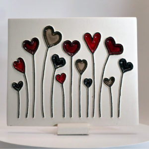 champ coeurs rouge Champ de Coeurs rouge