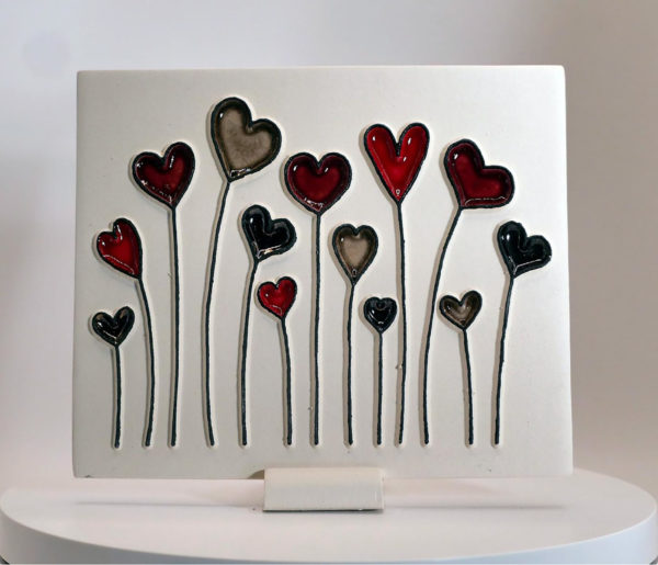 champ coeurs rouge Champ de Coeurs rouge