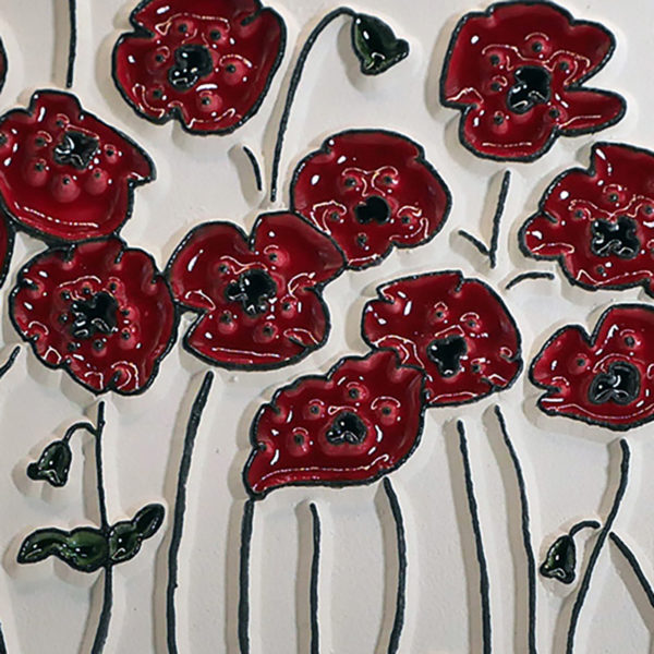 champ coquelicots loupe Champ de Coquelicots