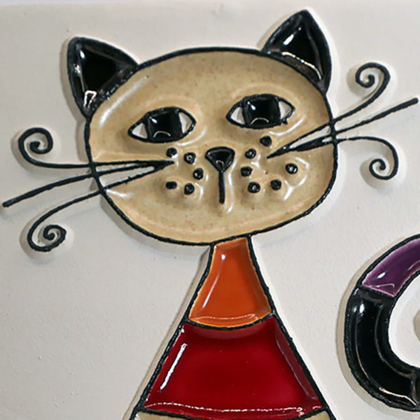 chat multi loupe Chat multicolore